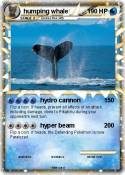 humping whale