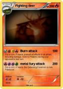 FIghting deer