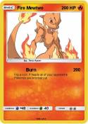 Fire Mewtwo