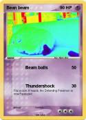 Bean beam