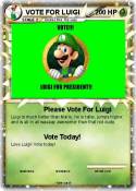 VOTE FOR LUIGI
