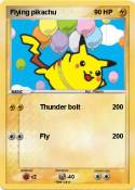Flying pikachu
