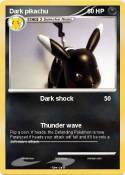 Dark pikachu