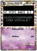VOCALI SPARITE