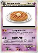 Beligian waffle