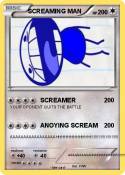 SCREAMING MAN