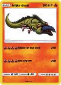 lelijke draak