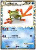 chilling frog
