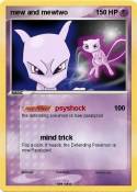 mew and mewtwo