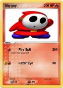 Shy guy