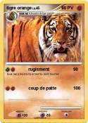 tigre orange
