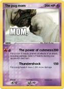 The pug mom