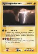 lightning and