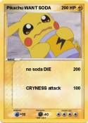 Pikachu WANT