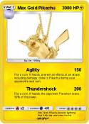 Max Gold Pikach