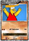Homer au chapea