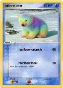 raibow bear
