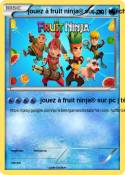 jouez à fruit