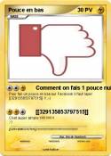 Pouce en bas