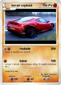 ferrari explosé