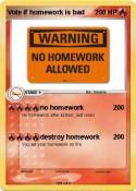 Vote if homewor