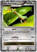 posin dark frog