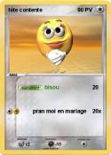 téte contente