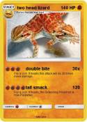 two head lizard