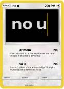 no u