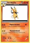 Fire Pikachu
