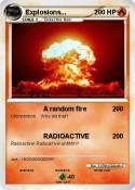 Explosions...