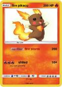 fire pikacu