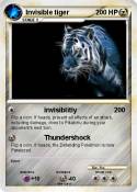 Invisible tiger