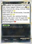 stop dyreplager