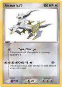 Arceus lv.70