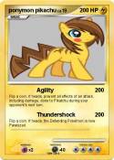 ponymon pikachu