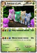 Rainbow of cats