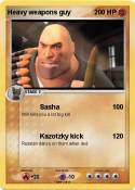 Heavy weapons