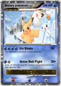 Snowy pokemon