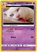 Sleepy cat