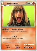 vegan teacher