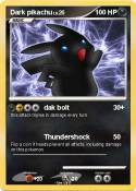 Dark pikachu