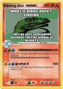thinking dino