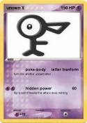 unown X