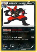 M BLACK LUCARIO