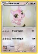 chatte rose