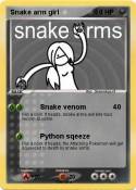 Snake arm girl