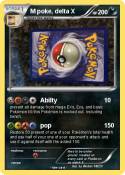 M poke, delta