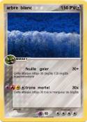 arbre blanc