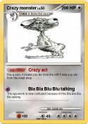 Crazy monster